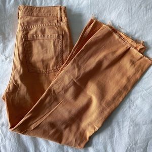 Orange crop flare jeans from Amuse Society